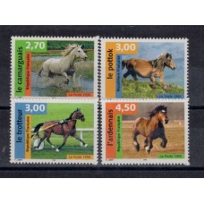 FRANCIA SERIE COMPLETA MINT CABALLOS